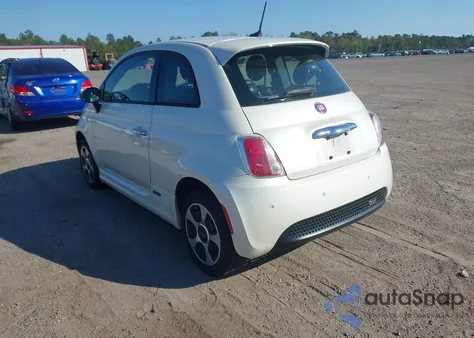 2017 Fiat 500E Battery Electric из США, поврежденный, VIN 3C3CFFGE7HT543977
